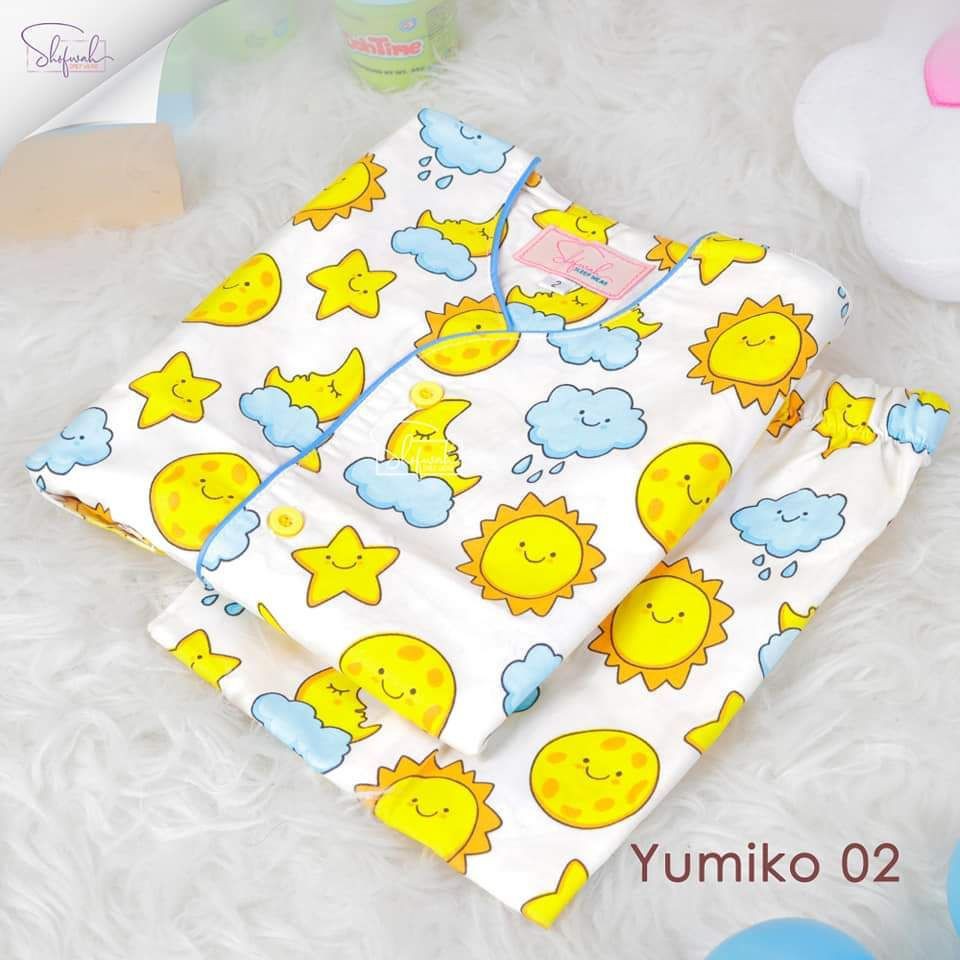 PIYAMA YUMIKO || Baju Tidur Anak Lucu By Shofwah