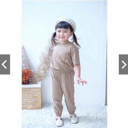 SET CANTIKA UNISEX ANAK / SETELAN JOGGER ANAK - SETELAN ANAK SMILEE  USIA 1-6 TAHUN