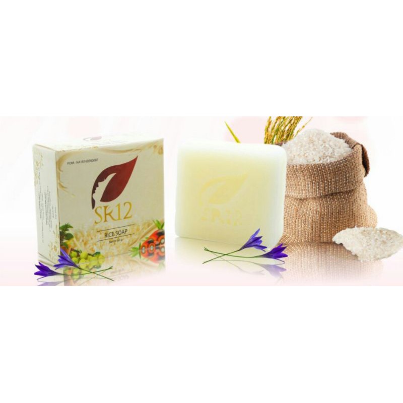 RICE SOAP SR12 SABUN UNTUK MENGHILANGKAN JERAWAT (KULIT SENSITIF) SABUN BERAS SABUN KULIT SENSITIF