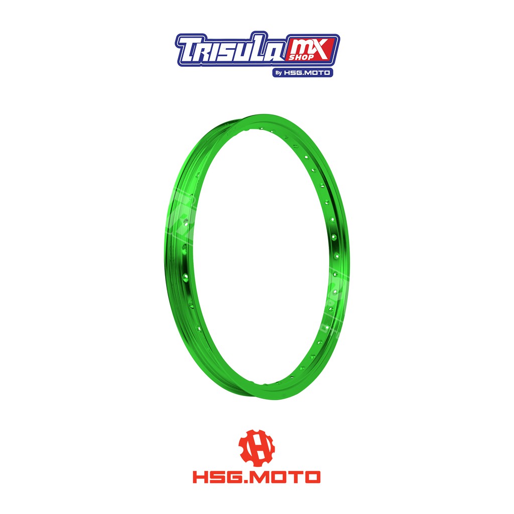 VELG TRAIL BELAKANG TMX ALUM MT RIM 1.85x18 36H - GREEN