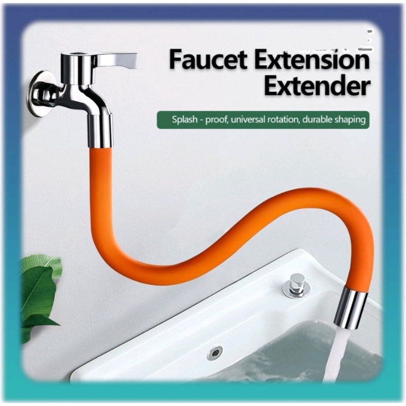 SAMBUNGAN KRAN AIR FLEKSIBEL SELANG SILIKON 360 DERAJAT