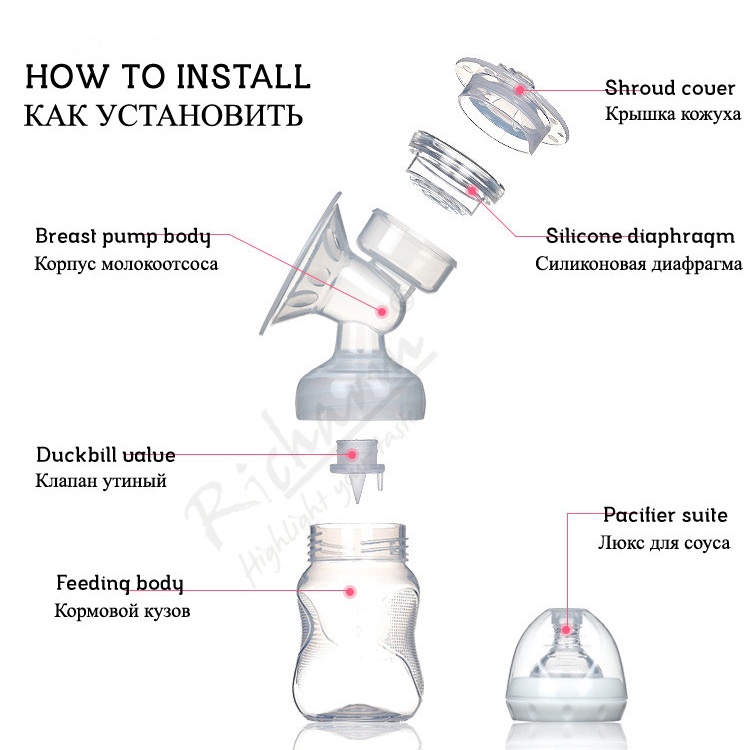 Pompa ASI Elektrik Otomatis Milk Breast Pump - MZ-602