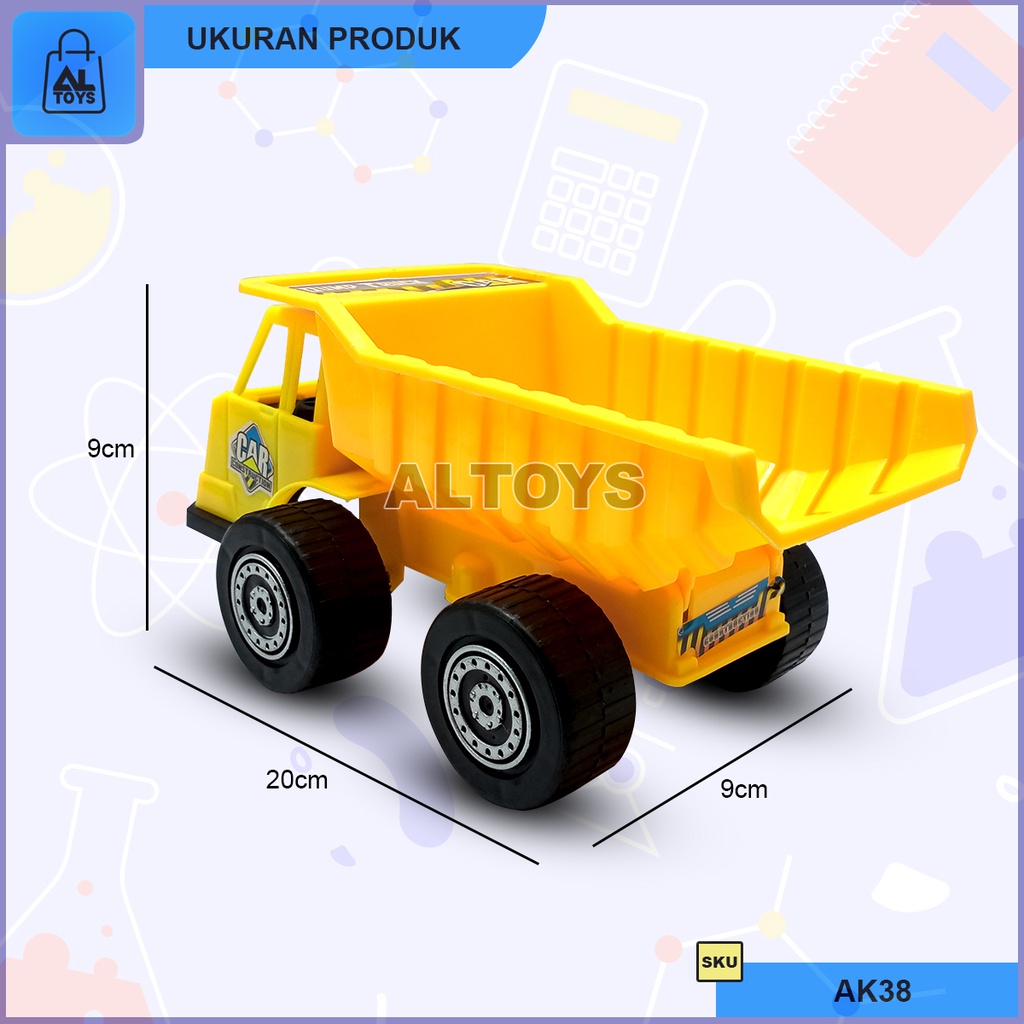 Mainan Mobil Dump Truck Tong Sampah AK36