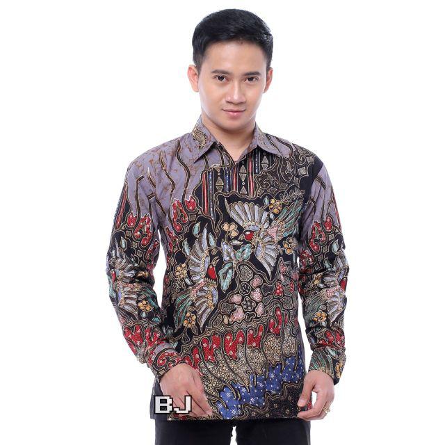 Batik Tulis Bswart Batik Hrb026 Kenongo Hem Pendek Padi Pekalongan M L Xl Batik Pria Murah