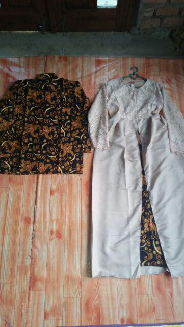 Maura Couple - Sania Rufle Batik Couple Ori Ndoro Jowi Dnt Garansi Shopee Termurah - Kebaya Batik