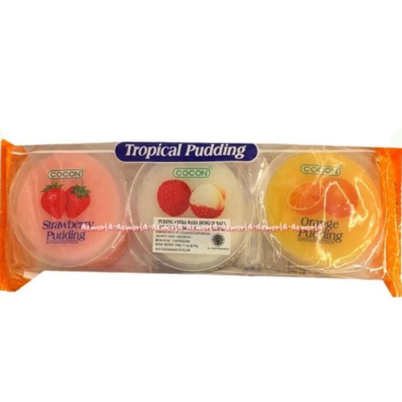 

COCON PUDDING ANEKA RASA BUAH DENGAN NATA DE COCO | AGAR AGAR TROPICAL