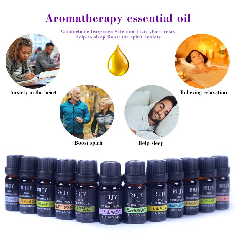 Pure Essential Oils Aromatherapy Diffusers 10ml - Lavender