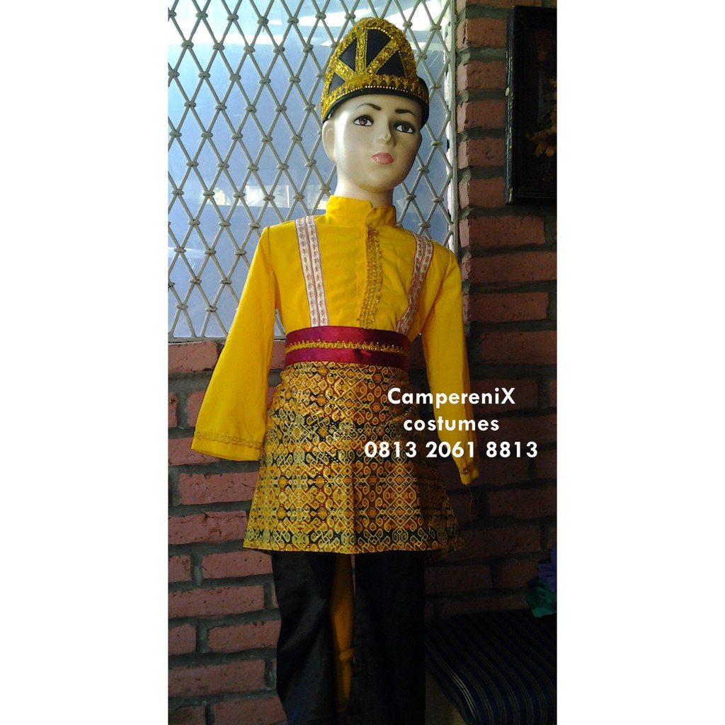 Baju Tari  Saman  PAUD TK Adat Karnaval Kostum  Tari  Anak 