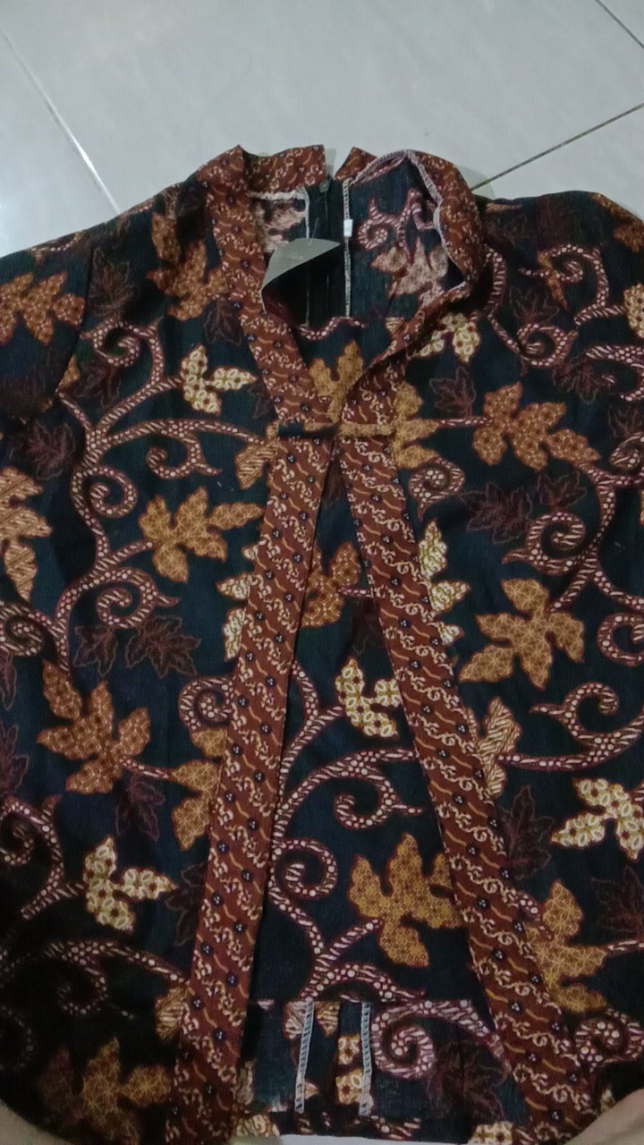 Atasan Batik S.m.l.xl.xxl.3l.4l.5l Blouse Batik Wanita Motif Mahabaten