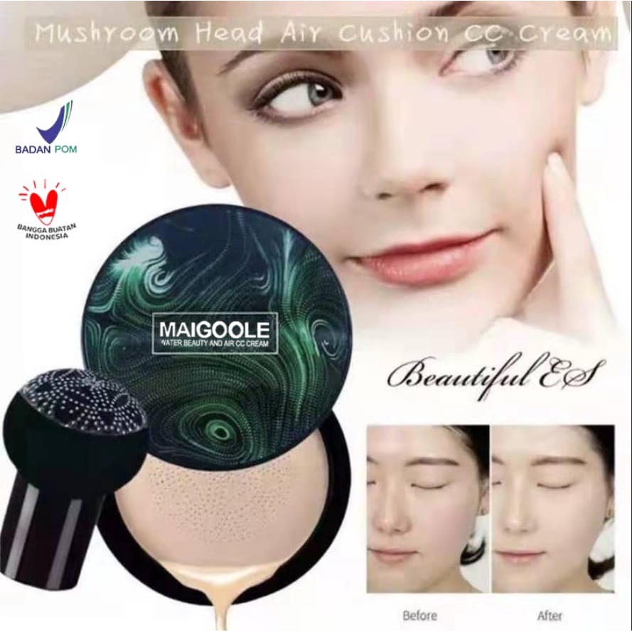 COD [BPOM] SUNISA MUSHROOM AIR CUSHION BB MOISTURIZING CREAM