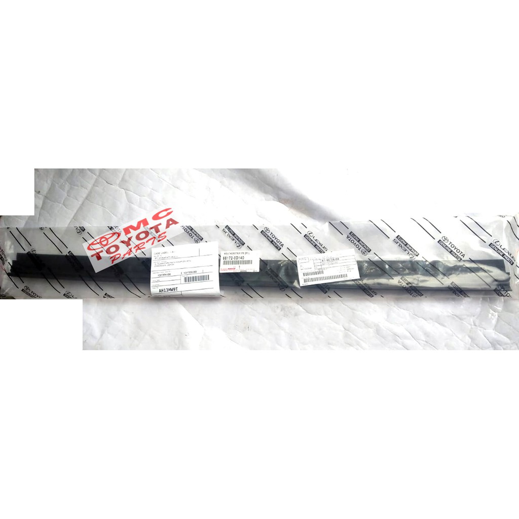 Pelipit Pintu  Karet Kaca Dalam Depan Kiri Etios 68172-0D140