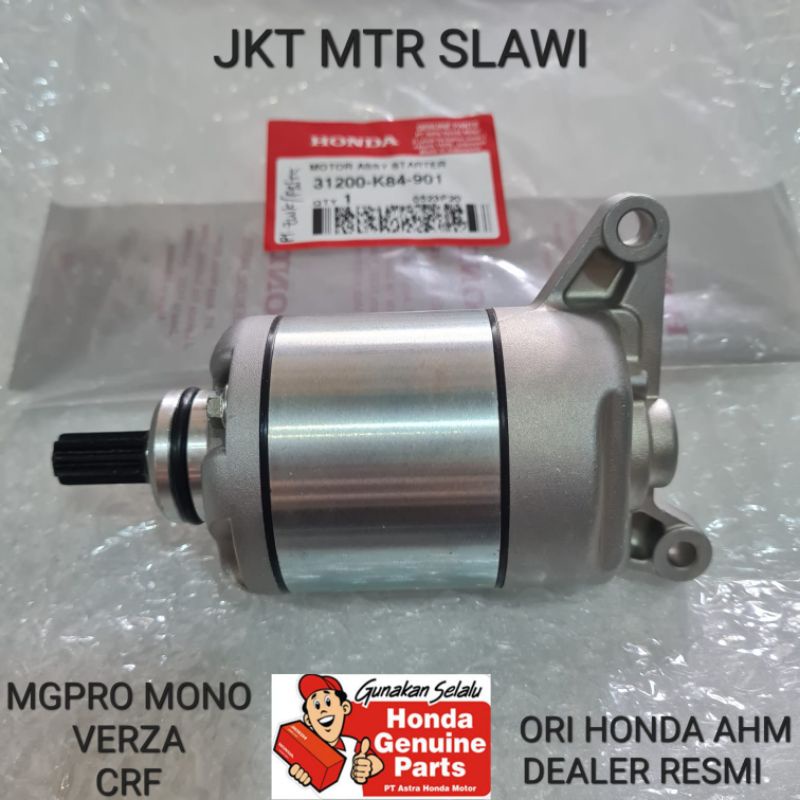 Dinamo stater motor assy k84 verza megapro mono CRF 150L ori Honda