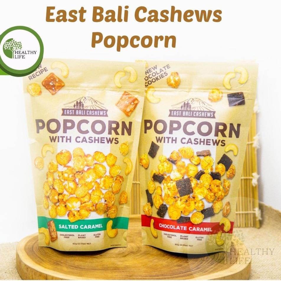 

[PRODUK ENLY0] EAST BALI CASHEWS - POPCORN WITH CASHEWS 90GR (2 Variant) BYI