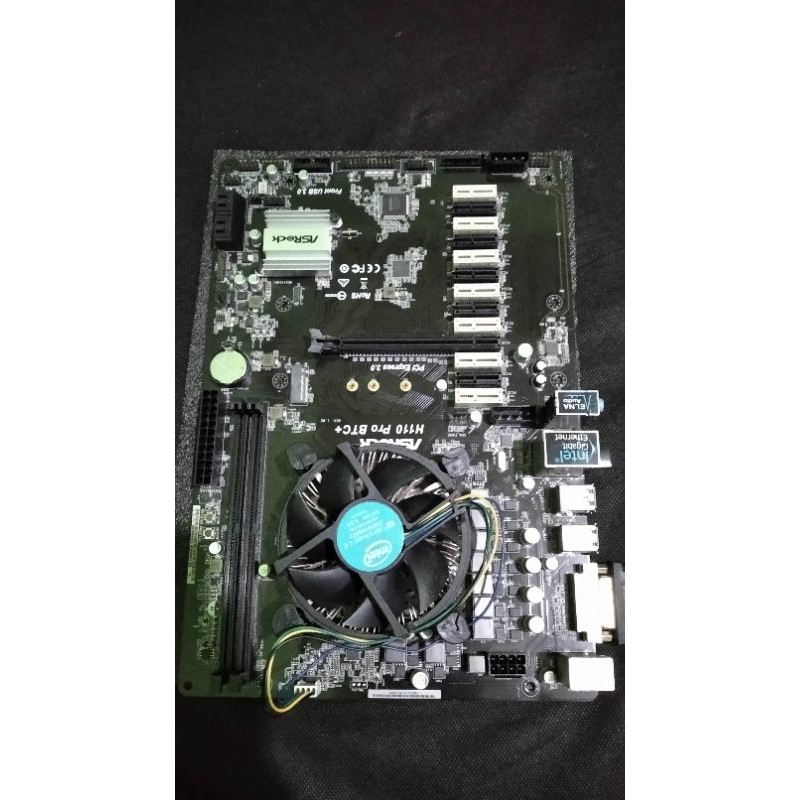 MOTHERBOARD ASROCK H110 PRO BTC+