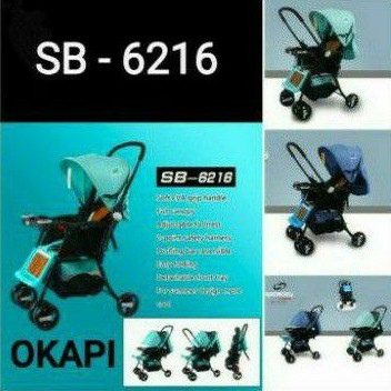 Stroller Spacebaby SB 6216 Space Baby Reversible