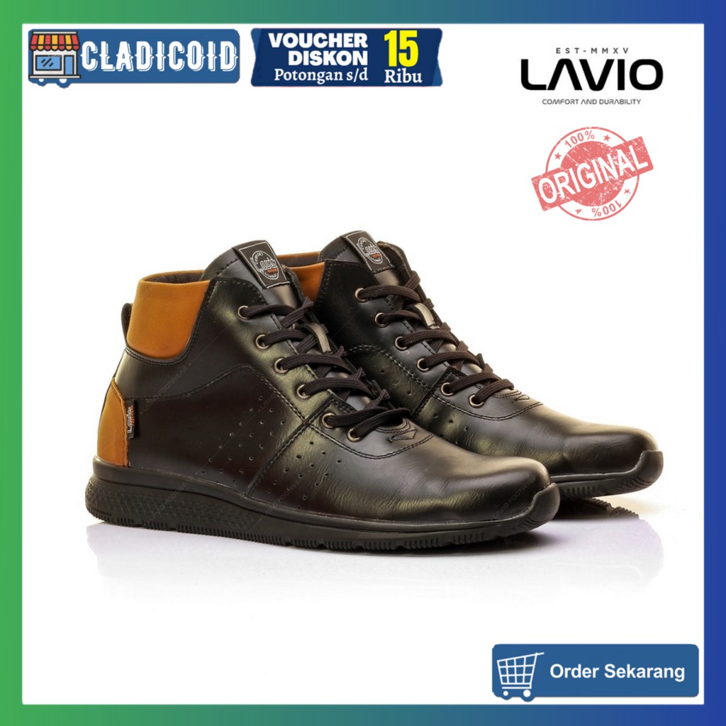 LAVIO Vander Sepatu Safety Pria Ujung Besi Model Sneakers Keren, Sporty dan Stylish Terbaru 2020