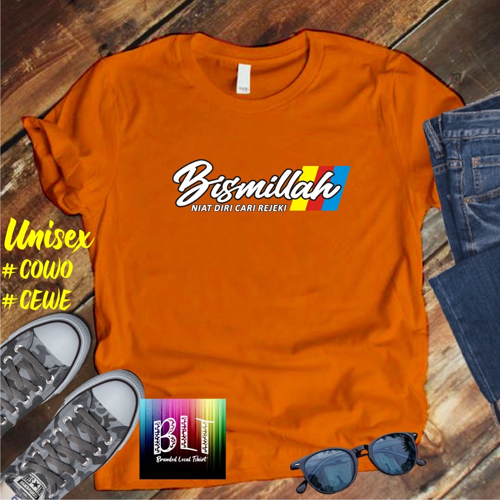 Cod/Promo Diskon Kaos DTF Bismillah lolos  Kaos Terlaris Kualitas Terjamin/Kaos Murah/Kaos Cotton 30s/Kaos katun/Pakaian Pria pakaian Wanita/Kaos Distro Pria/Kaos Pakaian Pria Dan Pakaian Wanita/Kaos Kata2 Lucu/Kaos Viral/Kaos Promo/Best Seller