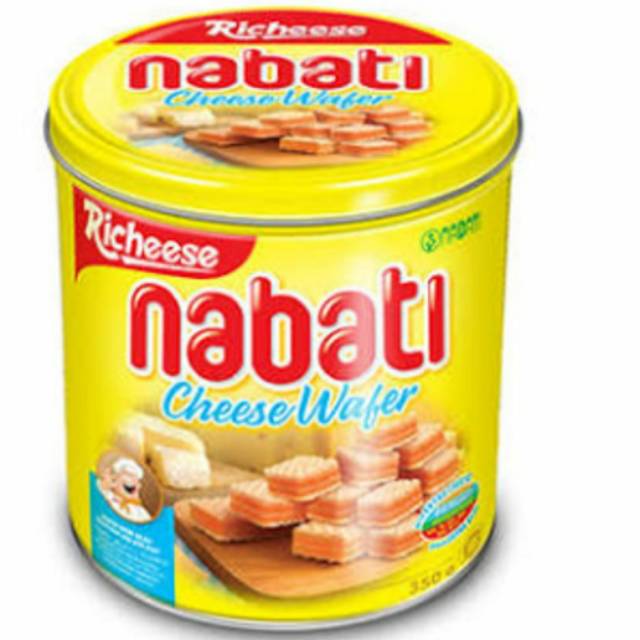 

Nabati Cheese wafer Richeese kemasan kaleng 350 gr