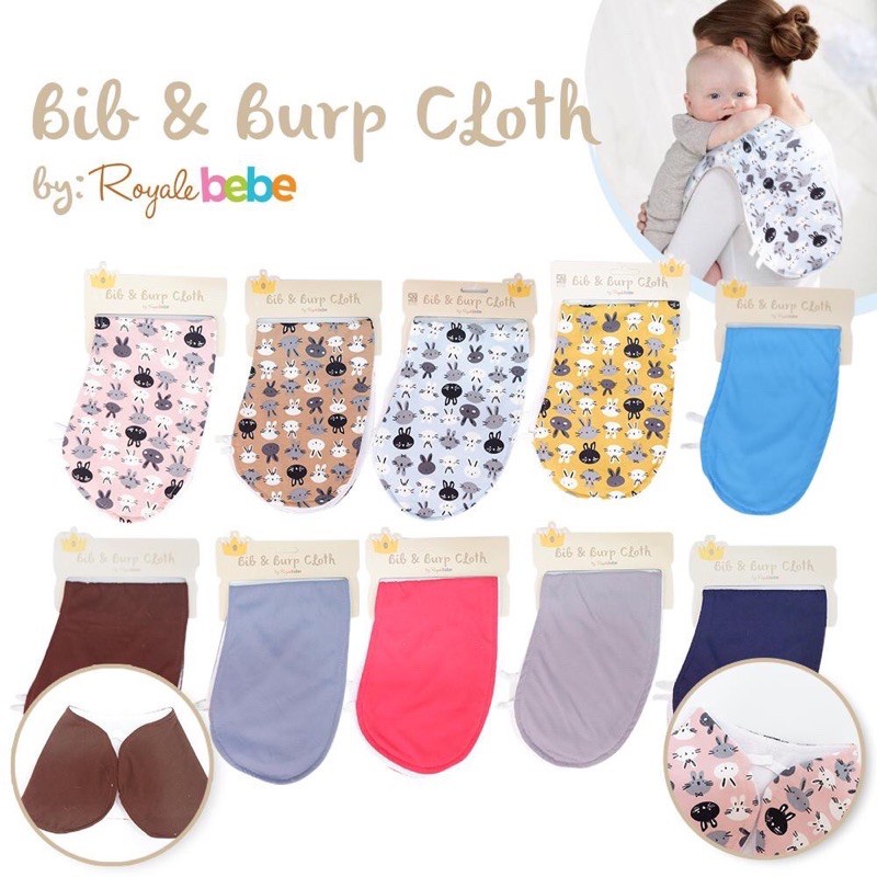 Royale Bebe Bib and Burp Cloth / Alas Sendawa (RB-BBC)