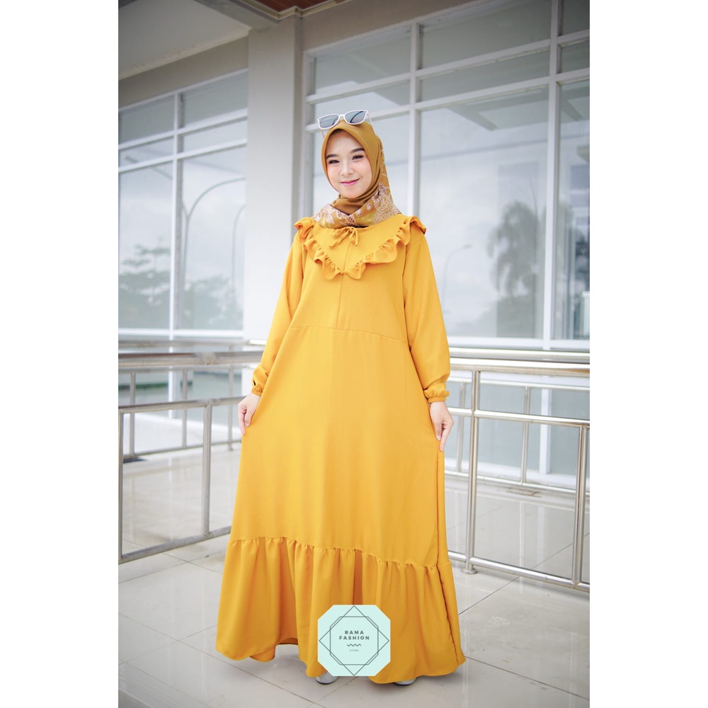 Baju Gamis Shakilla Terlaris / Dress Muslim Bahan Shakilla Adem Tidak Nerawang / Gamis Dress Murah Terbaru 2023 / Maxi Dress Bahan Shakilla