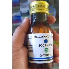 Aminophilin 200mg isi 100 tablet obat asma