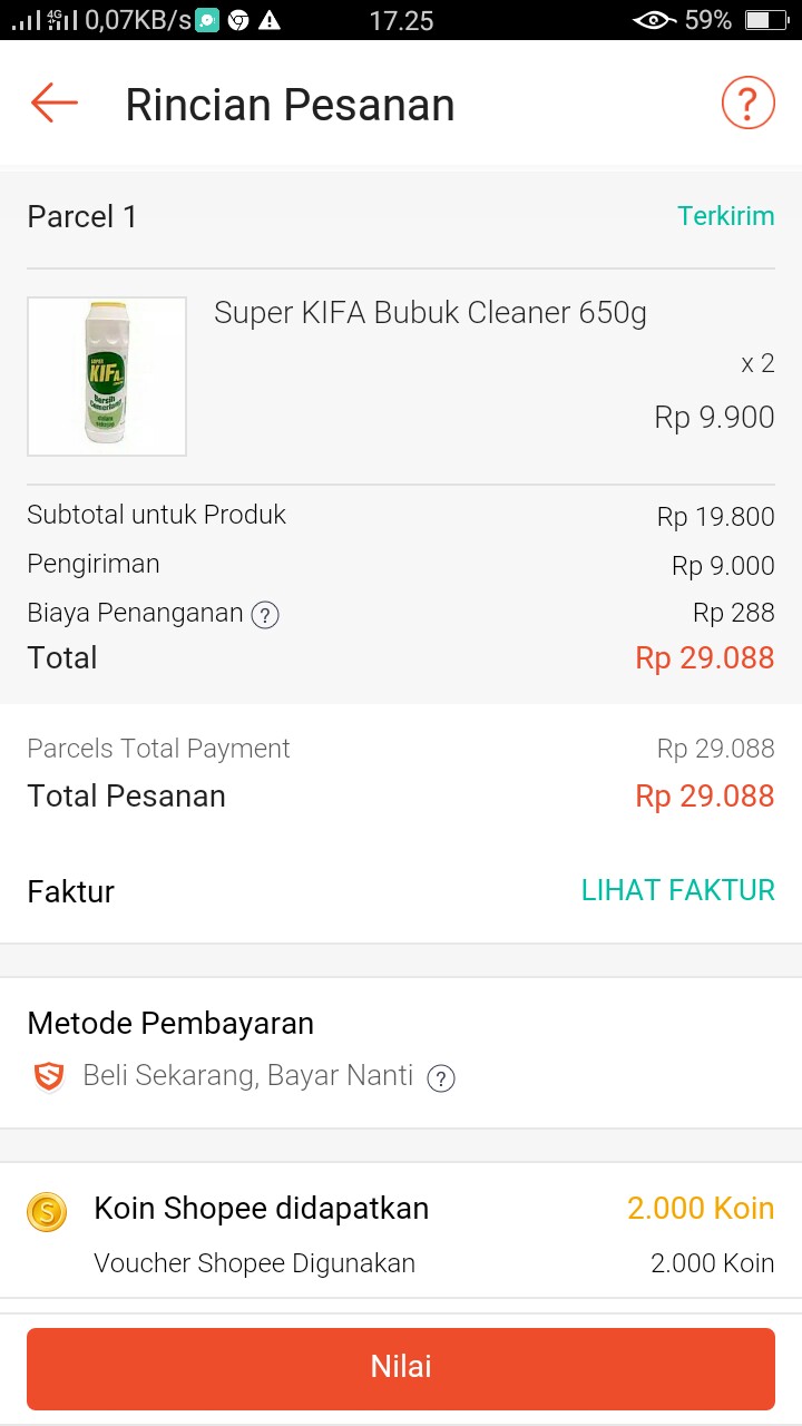Super Kifa Bubuk Cleaner 650g