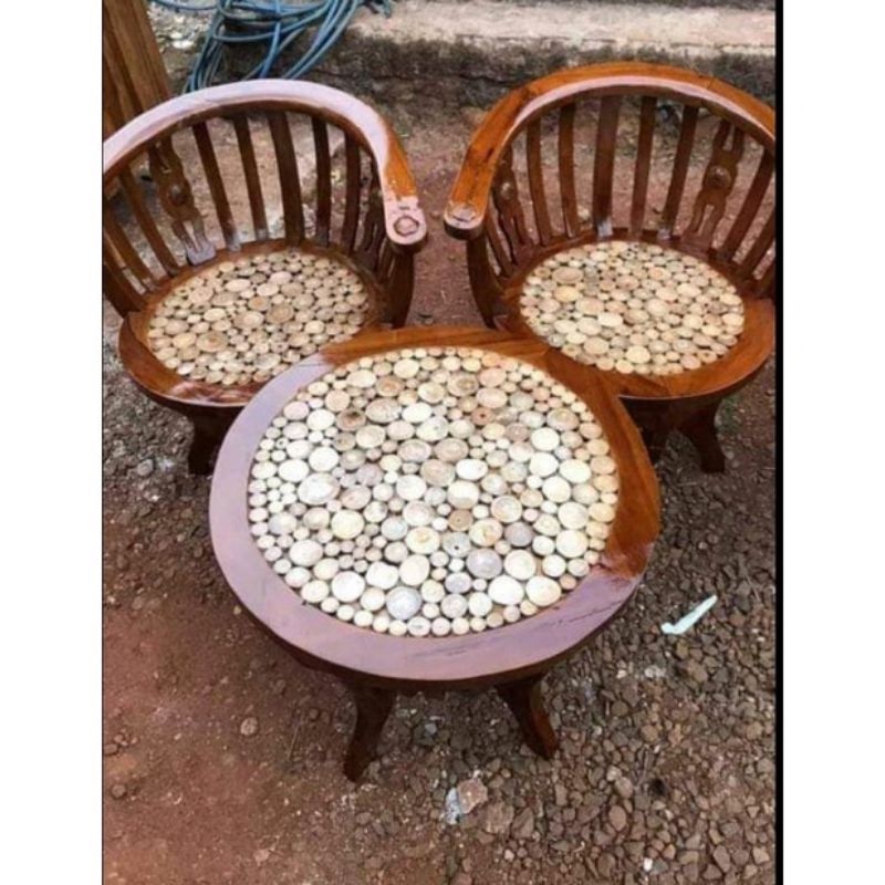 Kursi teras minimalis / Kursi teras modern / Kursi teras jati jepara