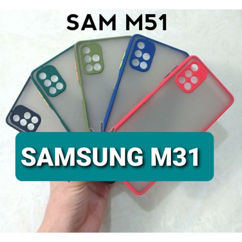Samsung M51 Soft Case Protection Camera Handphone