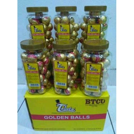 

Parsel Lebaran Coklat Golden Ball Tibelo - Isi 6 Toples