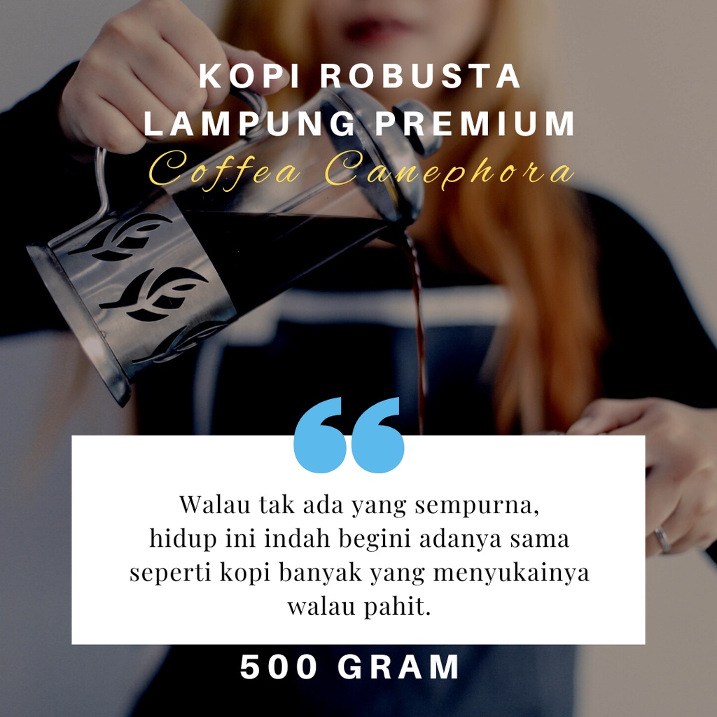 

Kopi Robusta Lampung Premium 500gr - Kopi Nusantara