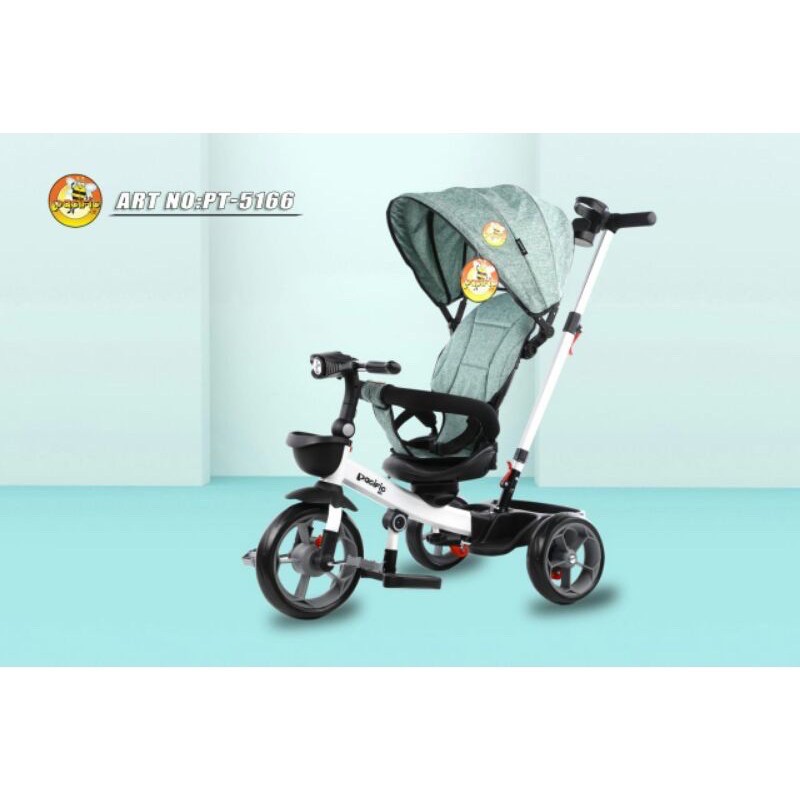 Sepeda Trike Stroller Pacific 5166 Sepeda Anak Tiga Roda Dorongan