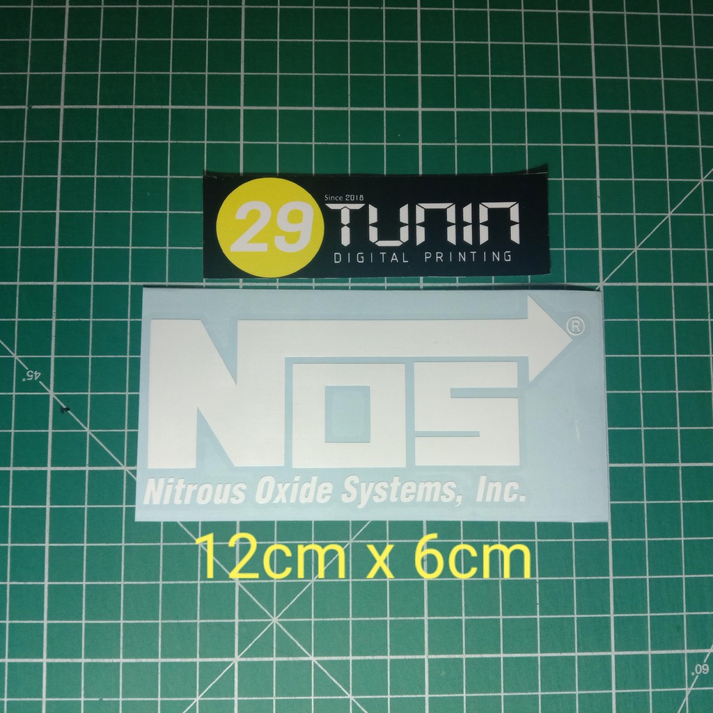 Sticker Cutting Nitro Oxide Systems NOS oracal