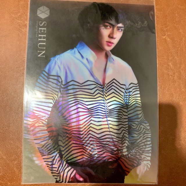 EXO Japan Goods Lenticular Exordium Sehun (RARE)