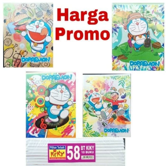 

Nikmati Buku Tulis Kiky 58 Lembar (10 Limited