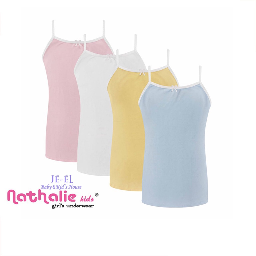 Nathalie Kids Singlet Tanktop Atasan Anak Perempuan 4 PCS  NTKA 615