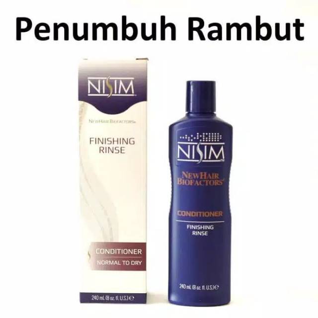 conditioner nisim biofactor normal to dry (untuk rambut kering) kondisioner nisim . penumbuh rambut