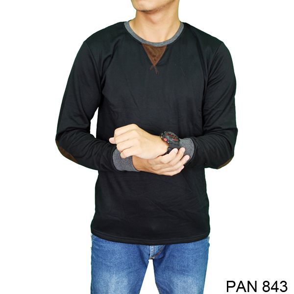 Long Sleeve Men's T-Shirts - Banyak Pilihan Warna PAN (COMB)