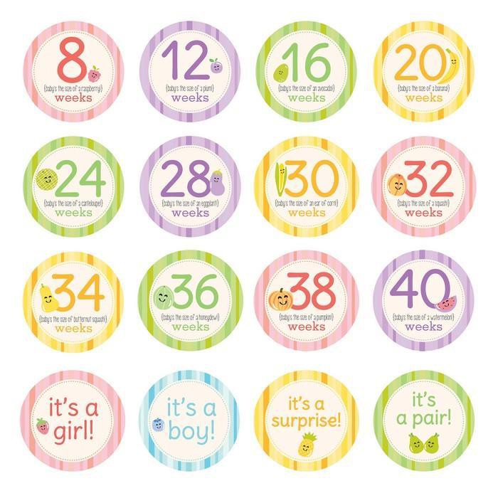 Pearhead Mommy Belly Stickers