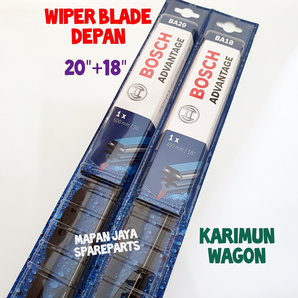 BOSCH WIPER BLADE - WIPER KACA DEPAN KARIMUN WAGON