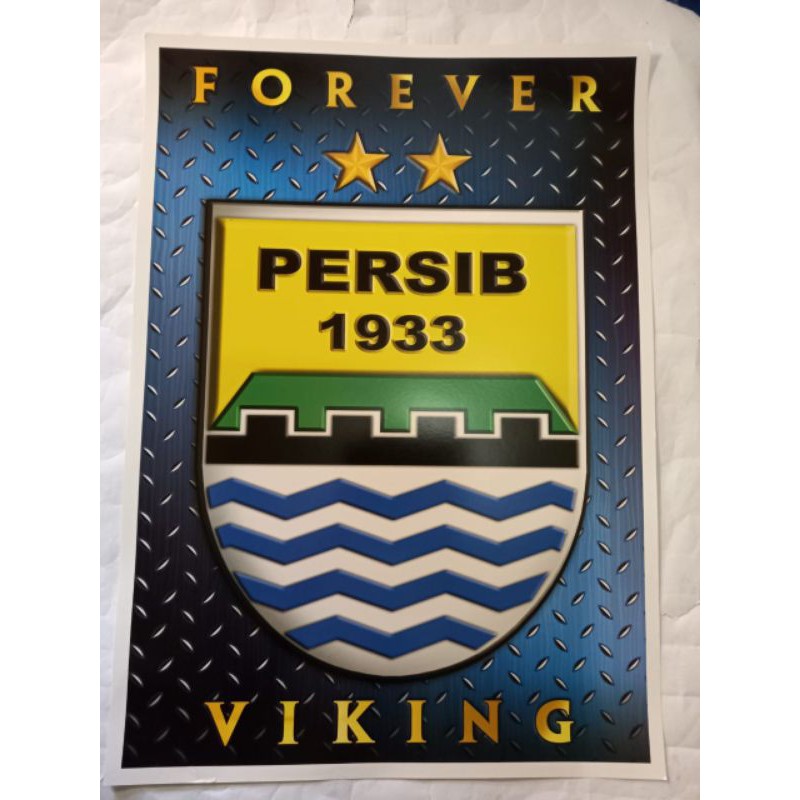 poster persib ukuran besar 70x50 cm