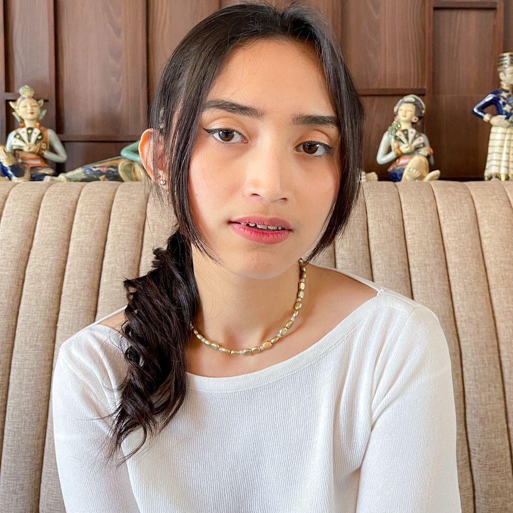 Choker / Kalung Manik / Kalung Beads / Choker Necklace / Kalung Choker Batu Kerikil / Manik-manik / 