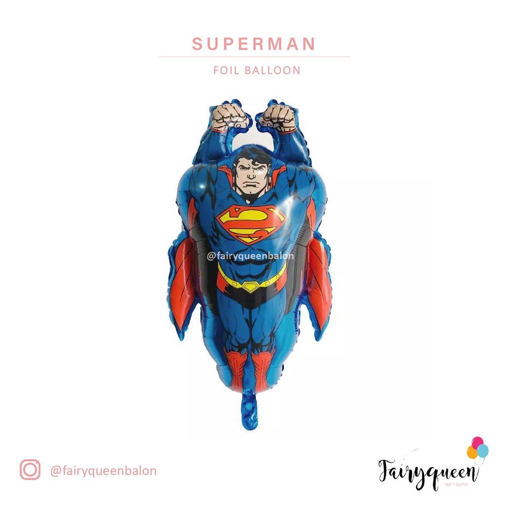 Balon Foil Karakter – SUPERMAN DC comics super hero