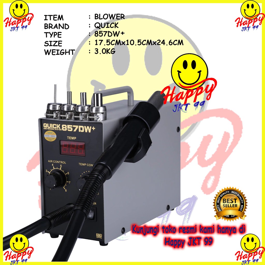 [ HAPPY JKT 99 ] BLOWER QUICK 857DW+ 857 DW 857DW ORIGINAL!!!