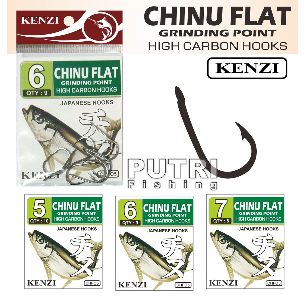 MATA KAIL KENZI CHINU FLAT GRINDING POINT HIGH CARBON HOOKS