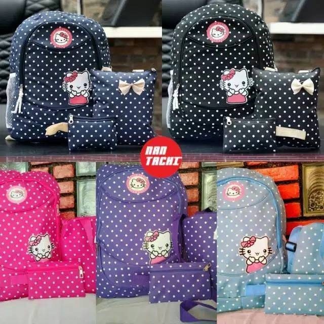 NEW PROMO Tas ransel anak karakter super hero Minnie Mickey hello kitty doraemon Thomas 2REST SZ M I