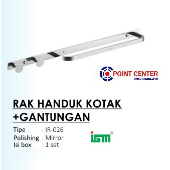 TERMURAH IGM IR-026 RAK HANDUK KOTAK GANTUNGAN