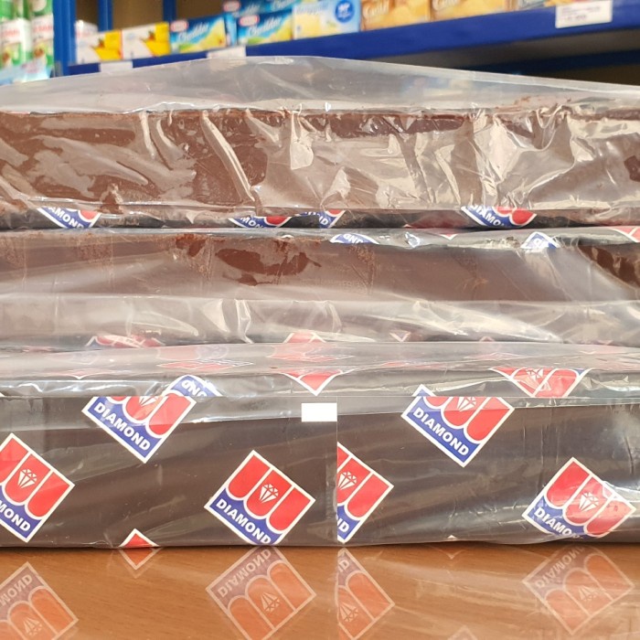 

ORIGINAL MURAH Diamond Dark Chocolate Compound 1Kg Repack