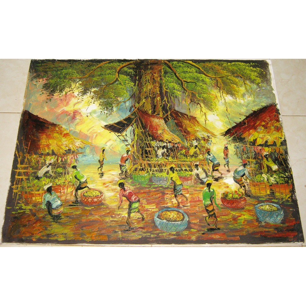 Lukisan Pasar Tradisional Feng Shui Pembawa Kesuksesan Dalam Usaha Shopee Indonesia