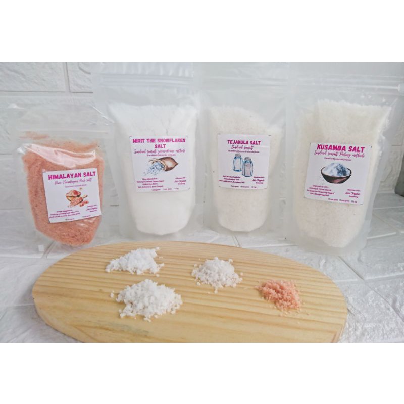 Garam Alami Mirit / Natural sea salt 500 gram / Garam organik tanpa pemutih