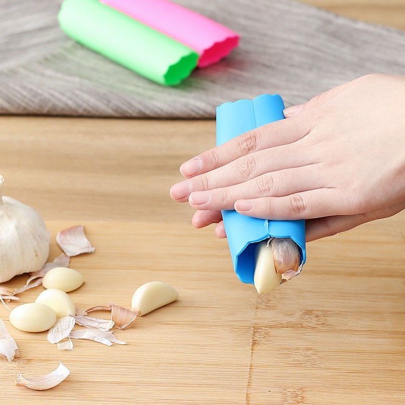 GARLIC PEELER Karet Silikon Pengupas Bawang Putih Tabung Silicon Roller Lembut Elastis